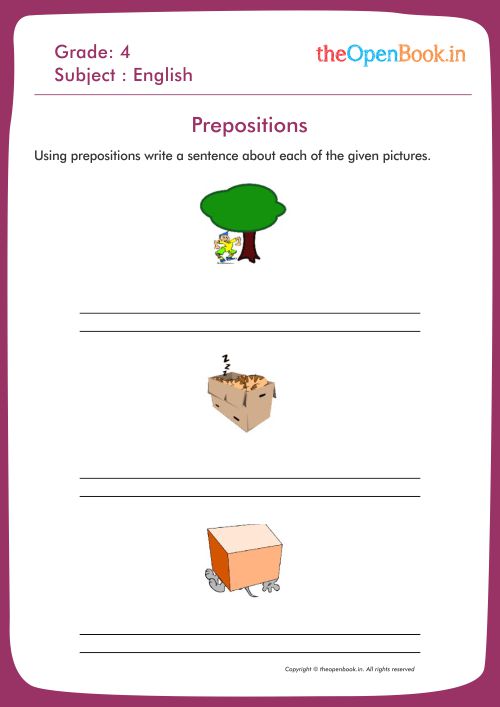 Printable Worksheets for kids | CBSE | theopenbook.in