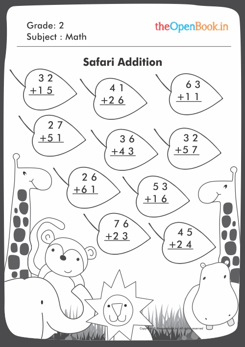 Printable Worksheets for kids | CBSE | theopenbook.in