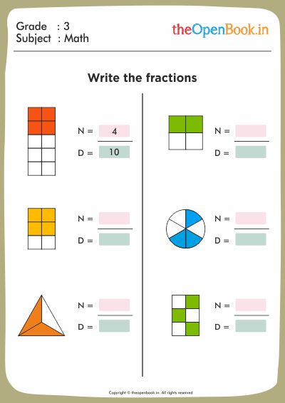 Printable Worksheets for kids | CBSE | theopenbook.in