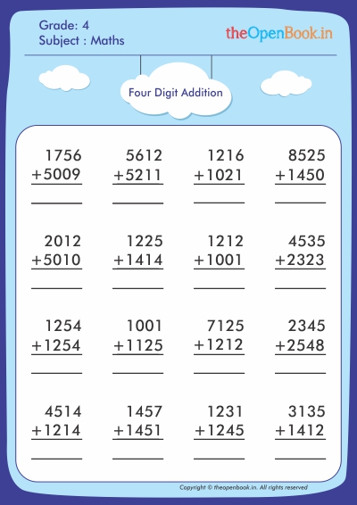 addition-facts-practice-sheets