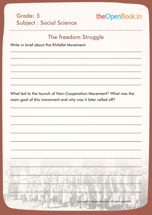 Theopenbook in Online Worksheets For Kids CBSE